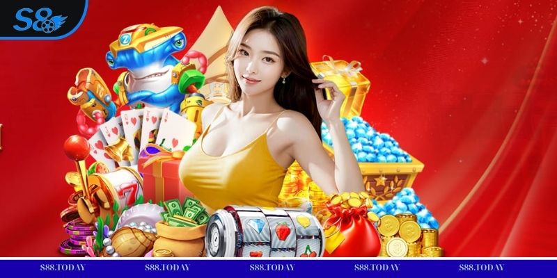 Trải nghiệm đa dạng game hot tại S8 với giao diện hiện đại