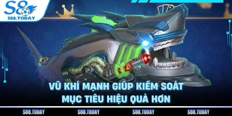 Vũ khí mạnh giúp kiểm soát mục tiêu hiệu quả hơn